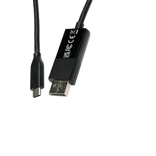 V7 V7UCDP-2M cambiador de género para cable USB Type-C 3.2 Gen 1 DisplayPort Negro