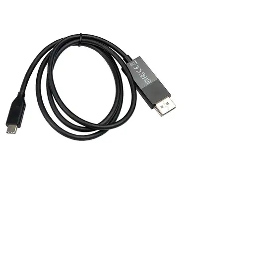 V7 V7UCDP-2M cambiador de género para cable USB Type-C 3.2 Gen 1 DisplayPort Negro