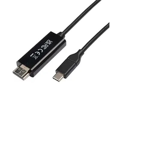 V7 V7UCHDMI-1M adaptador de cable de vídeo USB Type-C 3.2 Gen 1 HDMI Negro