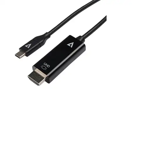 V7 V7UCHDMI-1M adaptador de cable de vídeo USB Type-C 3.2 Gen 1 HDMI Negro