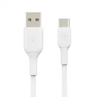 Belkin CAB001BT3MWH cable USB 3 m USB A USB C Blanco