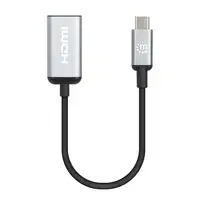 Manhattan 153706 adaptador de cable de vídeo 0,15 m USB Tipo C HDMI tipo A (Estánd