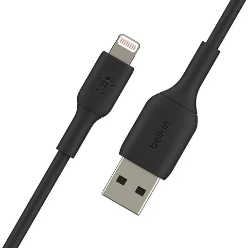 Belkin CAA001BT2MBK cable de conector Lightning 2 m Negro
