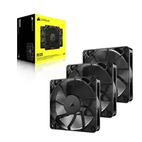 Corsair RS120 Carcasa del ordenador Ventilador 12 cm Negro 3 pieza(s)