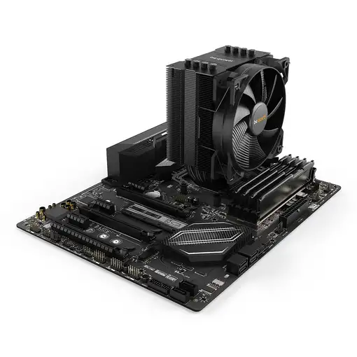 be quiet! Pure Rock 2 Procesador Refrigerador de aire 12 cm Negro 1 pieza(s)