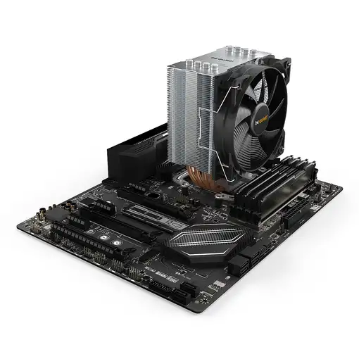 be quiet! Pure Rock 2 Procesador Refrigerador de aire 12 cm Plata 16 pieza(s)