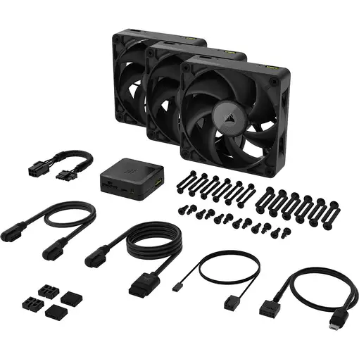 Corsair iCUE LINK RX120 MAX Carcasa del ordenador Ventilador 12 cm Negro 3 pieza(s