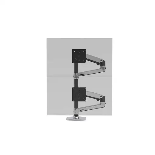 Ergotron LX Series LX Dual Stacking Arm Tall Pole 101,6 cm (40'') Escritorio Alumin