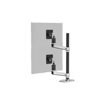 Ergotron LX Series LX Dual Stacking Arm Tall Pole 101,6 cm (40'') Escritorio Alumin