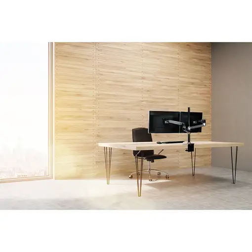 Ergotron LX Series LX Dual Stacking Arm Tall Pole 101,6 cm (40'') Escritorio Alumin