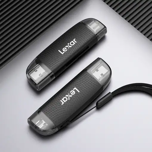 Lexar LRW310X-BNBNG lector de tarjeta USB 2.0 Type-A/Type-C Negro