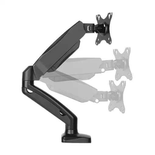 Manhattan 462495 soporte para monitor 81,3 cm (32") Escritorio Negro