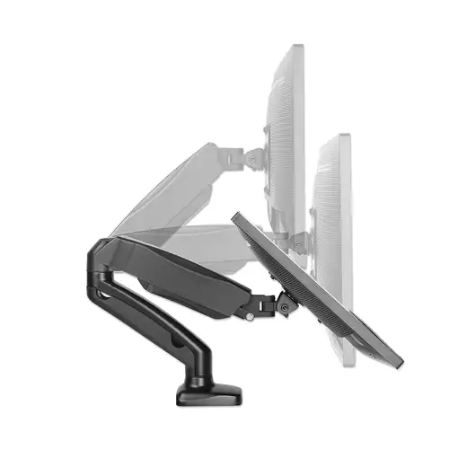 Manhattan 462495 soporte para monitor 81,3 cm (32") Escritorio Negro