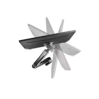 Manhattan 462495 soporte para monitor 81,3 cm (32") Escritorio Negro