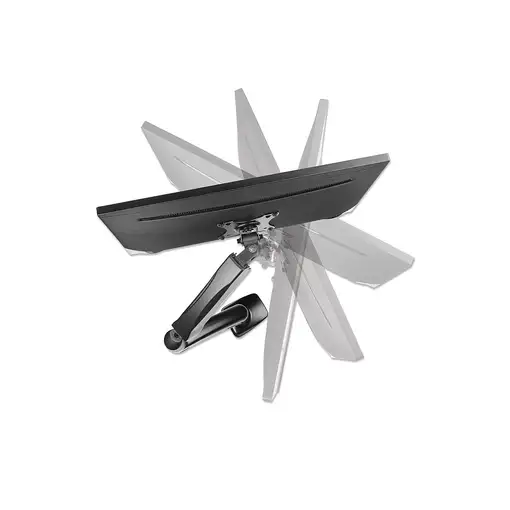 Manhattan 462495 soporte para monitor 81,3 cm (32") Escritorio Negro