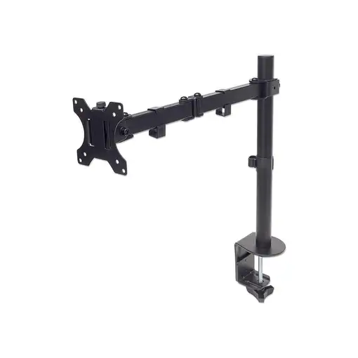 Manhattan Soporte para un monitor, de escritorio, movimiento de brazos de doble ar