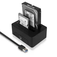 Ewent EW7014 base de conexión para disco duro USB 3.2 Gen 1 (3.1 Gen 1) Type-A Neg