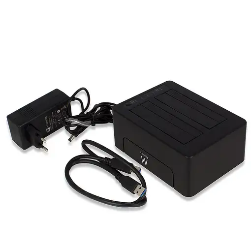 Ewent EW7014 base de conexión para disco duro USB 3.2 Gen 1 (3.1 Gen 1) Type-A Neg