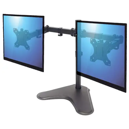 Manhattan Soporte para dos monitores, movimiento con brazos de doble articulación