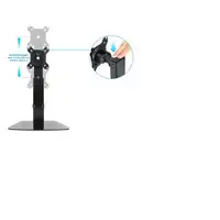 Manhattan 461894 soporte para monitor 81,3 cm (32") Escritorio Negro
