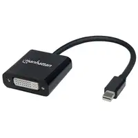 Manhattan 152549 adaptador de cable de vídeo 0,195 m Mini DisplayPort DVI-I Negro