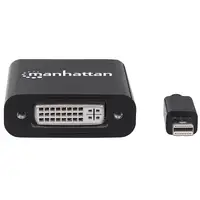 Manhattan 152549 adaptador de cable de vídeo 0,195 m Mini DisplayPort DVI-I Negro