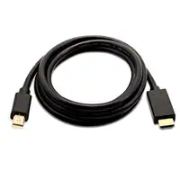 V7 Mini DisplayPort macho a HDMI macho, 2 metros, unidireccional desde DisplayPort