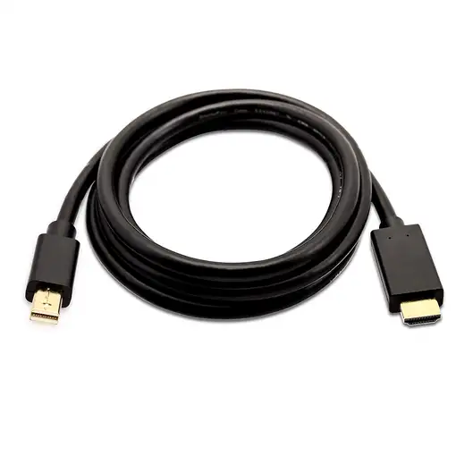 V7 Mini DisplayPort macho a HDMI macho, 2 metros, unidireccional desde DisplayPort
