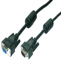 LogiLink VGA M/F 1.8m cable VGA 1,8 m VGA (D-Sub) Negro