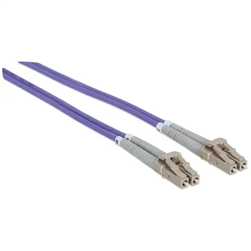 Intellinet 750882 Cable de fibra óptica e InfiniBand 2 m LC Violeta