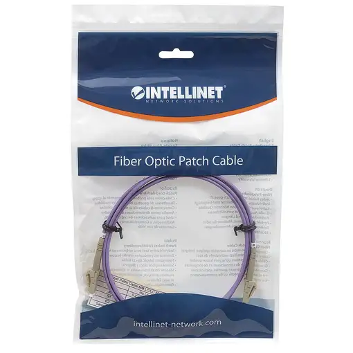 Intellinet 750882 Cable de fibra óptica e InfiniBand 2 m LC Violeta