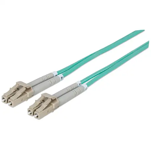 Intellinet 750080 Cable de fibra óptica e InfiniBand 5 m LC Color aguamarina