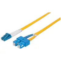 Intellinet 472050 Cable de fibra óptica e InfiniBand 3 m LC SC Amarillo