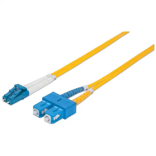 Intellinet 472050 Cable de fibra óptica e InfiniBand 3 m LC SC Amarillo
