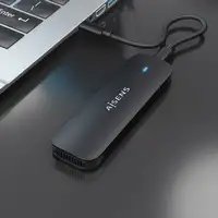 AISENS Caja Externa M.2 (NGFF) ASM2-024B NVMe a USB3.2 Gen2, Negra