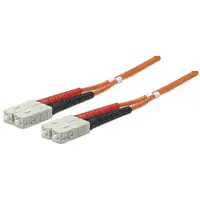 Intellinet 470018 Cable de fibra óptica e InfiniBand 2 m SC Naranja