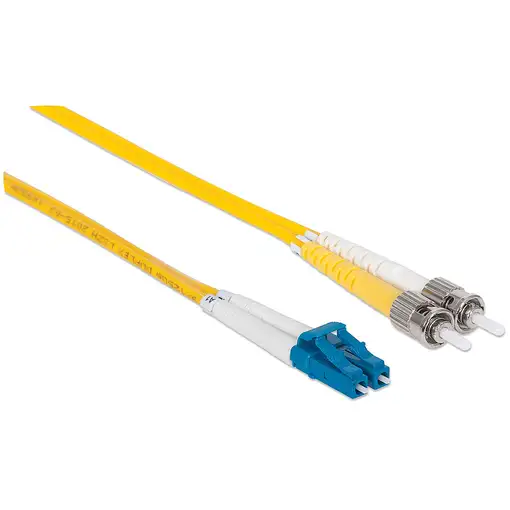 Intellinet 750011 Cable de fibra óptica e InfiniBand 2 m LC ST Amarillo