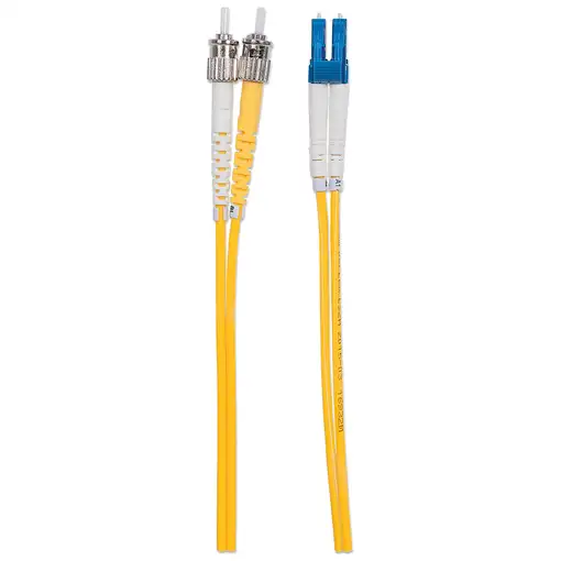 Intellinet 750011 Cable de fibra óptica e InfiniBand 2 m LC ST Amarillo