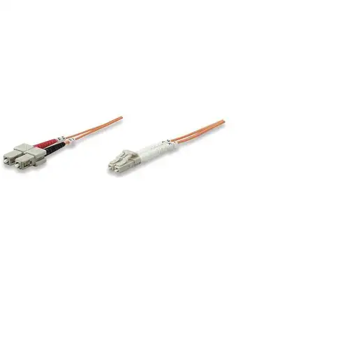 Intellinet 470353 Cable de fibra óptica e InfiniBand 1 m LC SC Multicolor, Naranja