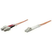 Intellinet 470377 Cable de fibra óptica e InfiniBand 2 m LC SC Naranja