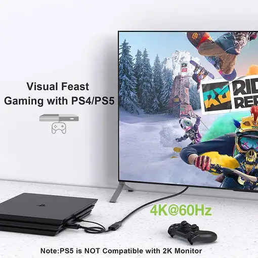 Techly ICOC HDMI-DP12A60 adaptador de cable de vídeo HDMI tipo A (Estándar) Displa