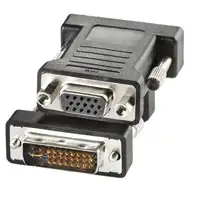 ROLINE DVI/VGA Adapter, DVI ST/HD15 BU VGA (D-Sub) Negro