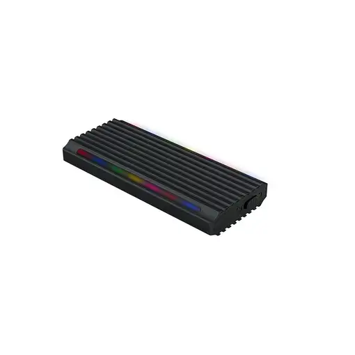 TooQ Shinobi Caja externa para unidad de estado sólido (SSD) Negro M.2