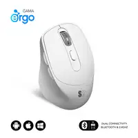 Ratón Comfort Ergo Dual Mouse Batería Blanco