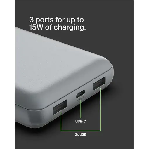 Belkin BoostCharge 20000 mAh Gris