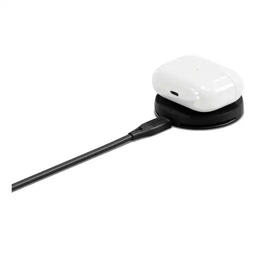 Cygnett ChargePuck Qi2.0 Auriculares, Smartphone Negro USB Cargador inalámbrico Ca