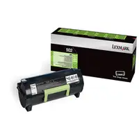 Lexmark 502 cartucho de tóner 1 pieza(s) Original Negro