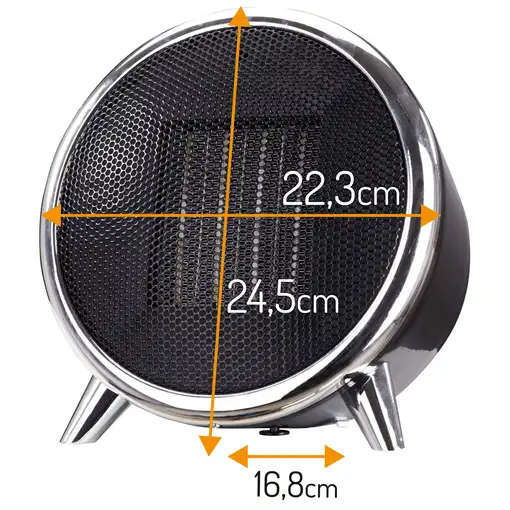 Calefactor Cerámico LED, Portátil, 2 Niveles Potencia, AD7742, Adler