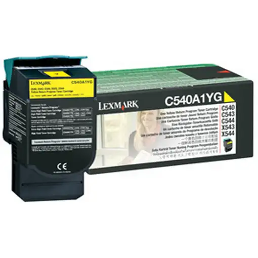 Lexmark C540A1YG cartucho de tóner 1 pieza(s) Original Amarillo