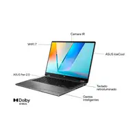 PortÁtil asus vivobook flip tp3407sa-ql064w u7-258v/32gb/1tb ssd/14" oled/w11h